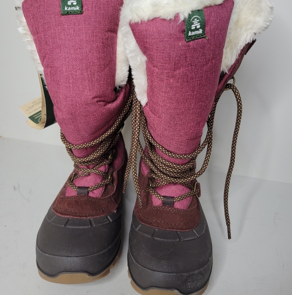 Kamik SnoValley 2 Maroon Women's Winter Boot SZ 6 - Picture 2 of 8